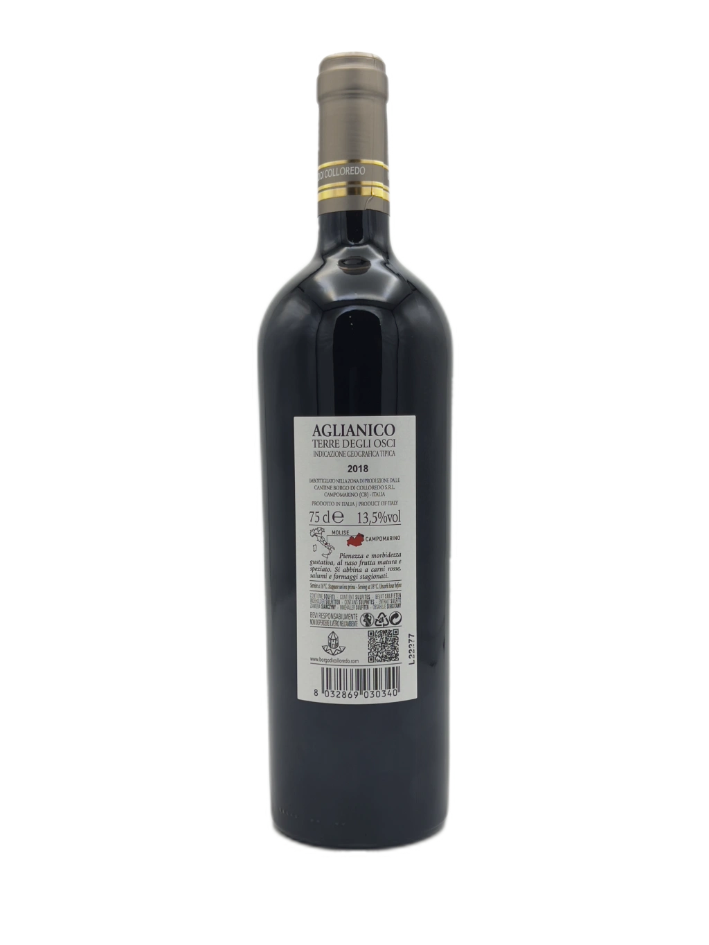 Nobili Vitigni Aglianico - Terre degli Osci IGT 2018