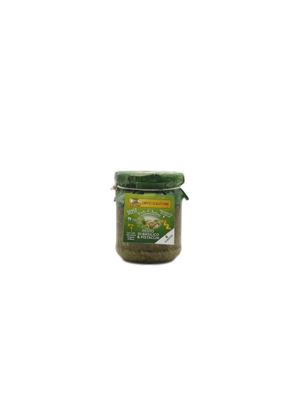 Pesto Di Basilico E Pistacchi Orto D'Autore 180g