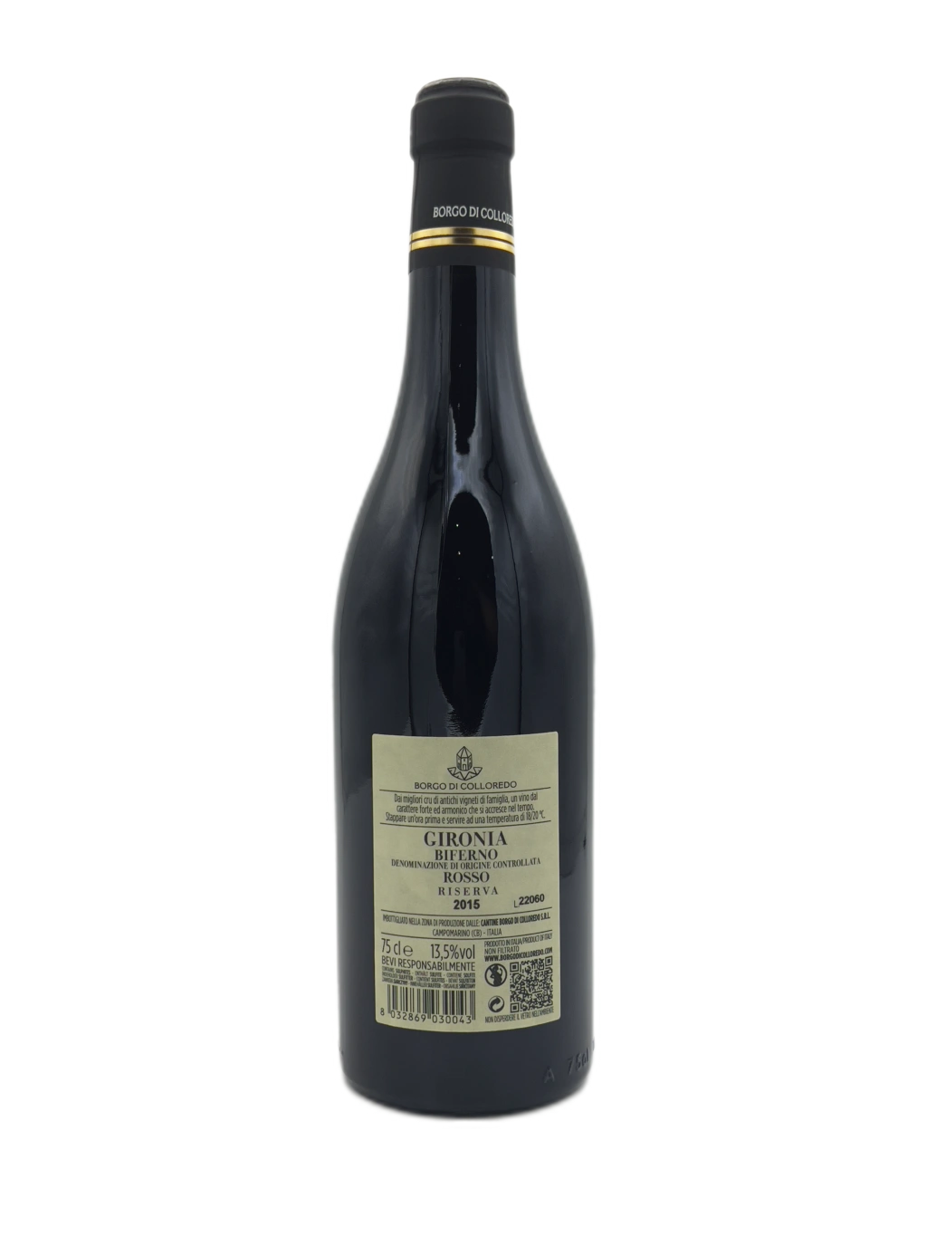 Gironia  - Biferno Rosso DOC Riserva 2015